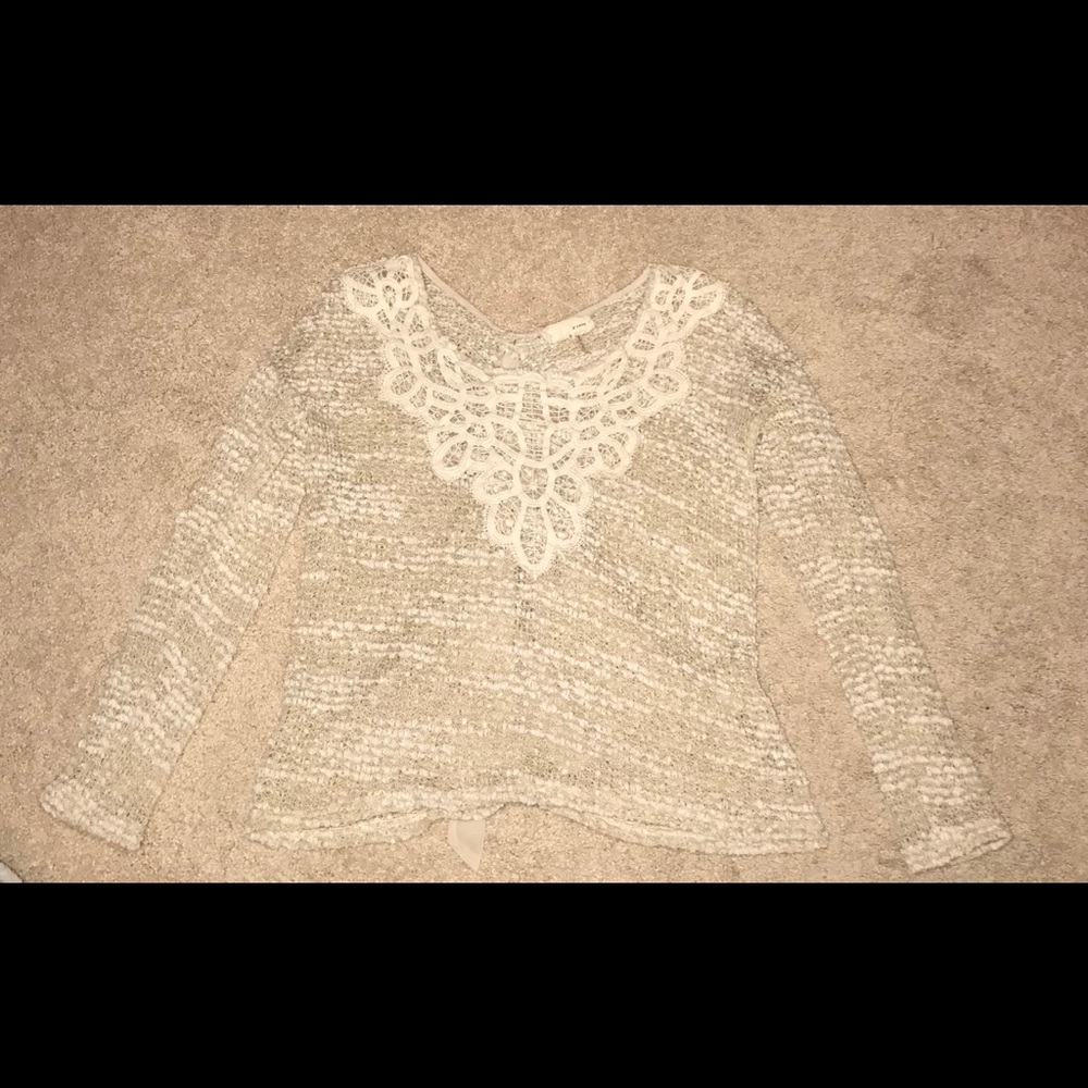 Comfy Sweater in cream!